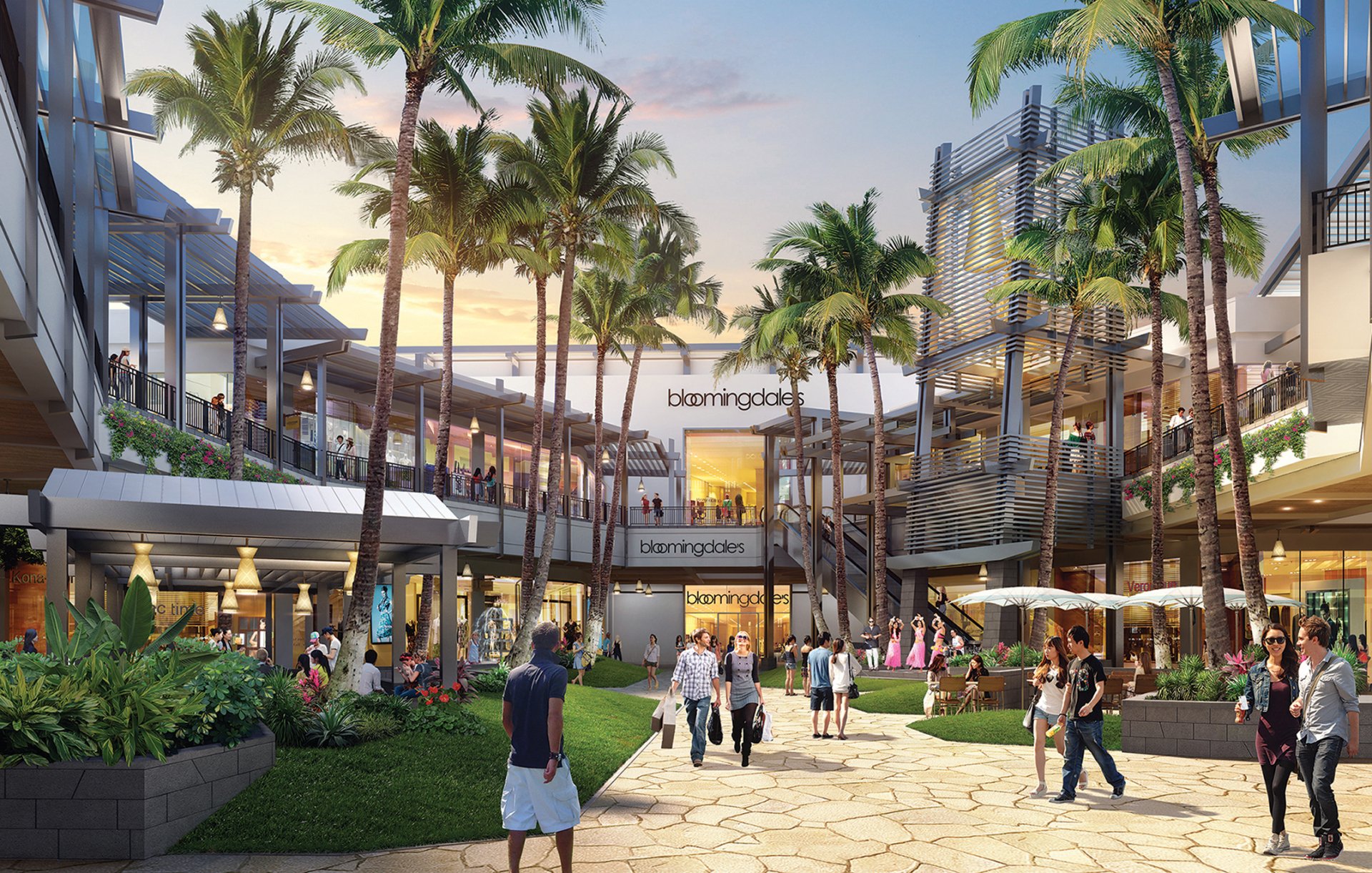 Ala Moana Center project painted by Canencia Painting in Honolulu, HI